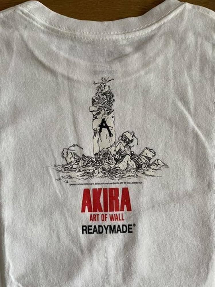 AKIRA READYMADE Tシャツ 白　L READYMADE×AKIRA プリントTシャツ ホワイト サイズ L｜【公式